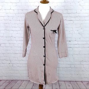 Betsy Johnson Nightgown Polka Dot Medium